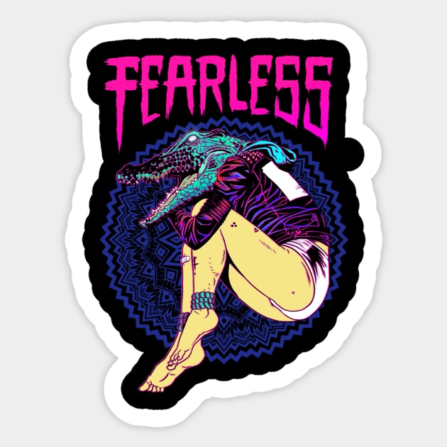 FEARLESS Sticker by Lokhaan